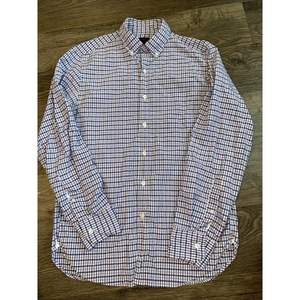 J Crew Plaid long sleeve button down size Small
